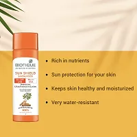 Biotique Bio Sandalwood 50+ SPF UVA/UVB Sunscreen Ultra Soothing Face Lotion Water Resistant, 190ml-thumb2