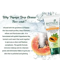 Biotique Bio Papaya Visibly Flawless Skin Face Wash For All Skin Types-thumb3