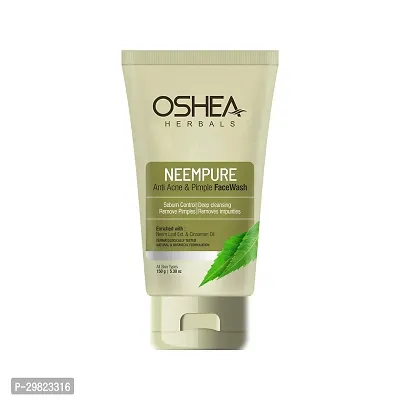 Oshea Herbals Neempure Anti Acne  Pimple Face Wash- Sebum Control 150gm-thumb0