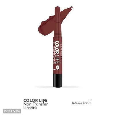 Teen.Teen COLORLIFE NON TRANSFER WATER PROOF LONG LASTING MATTE LIPSTICK (M-10 COFFEE BEAN, 2.1 g)