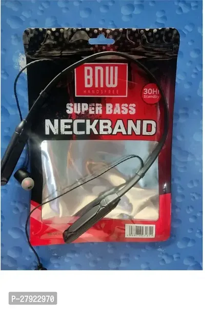 BNW Super Bass Bluetooth  Neckband Earphone-thumb2