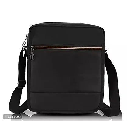 Elegant Polyester Casual Trendy Travel Water Resistant Shoulder Crossbody Daytrip Office Sling Bag For Men-thumb0