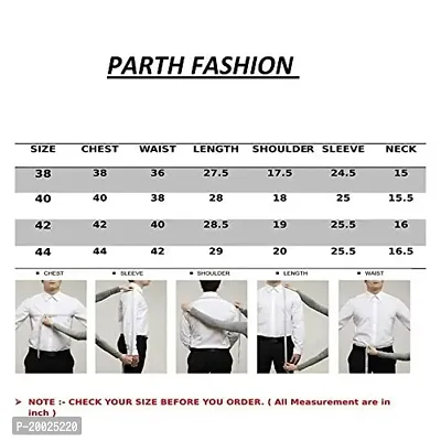 Parth Fashion Hub Men's Regular Fit Casual Full Sleeve Shirt-thumb4