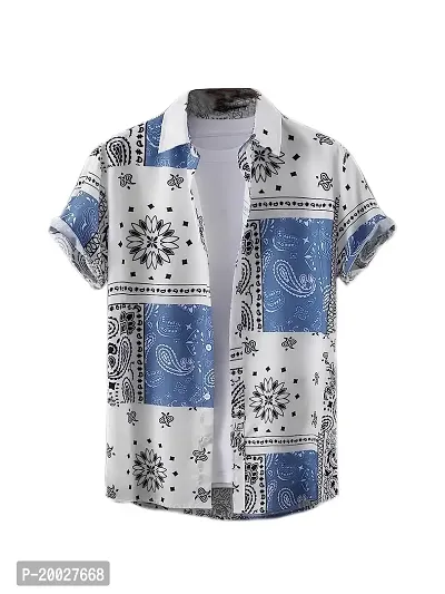 parth fashion Regular Fit Printed Kids  Junior Boys Shirt-thumb0