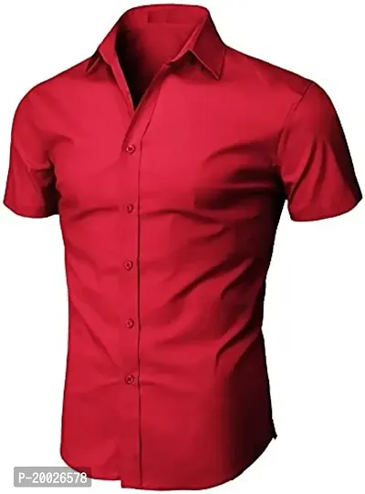 Parth Fashion Hub Men's Casual Half Sleeve Shirt-thumb2