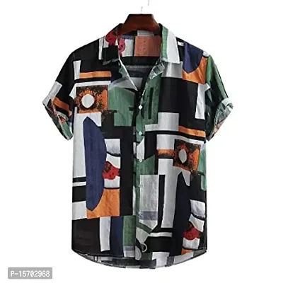 Classic Rayon Printed Casual Shirts for Men