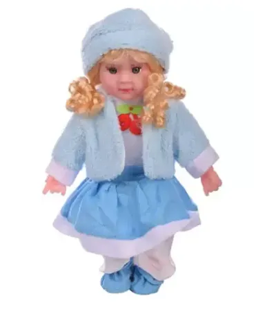 Sajani Soft Baby Doll for Girls Best Birthday Gift (Blue Color)