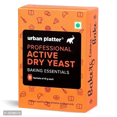 Urban Platter Baker's Active Dry Yeast, 50g (5 Sachets of 10g Each)-thumb3