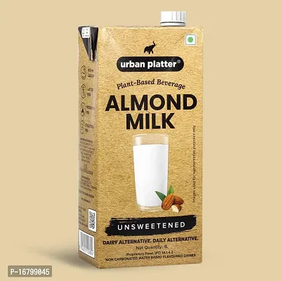 Urban Platter Almond Milk, 1 Litre [Pack of 6, Unsweetened, Dairy-free, Vegan]-thumb3