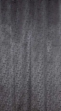 Velvet Pattern Geometric Curtain Door - Set of 1 pcs by B P Sine Star size 7 feets (84 X 48 iches)-thumb2