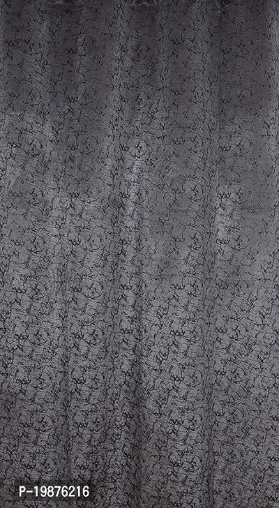 Velvet Pattern Geometric Curtain Door - Set of 1 pcs by B P Sine Star size 7 feets (84 X 48 iches)-thumb3