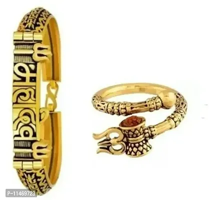 Elegant Brass Kada Bracelet Combo For Men-thumb0