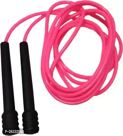 Aerolooks PVC Pink Pencil Skipping Rope, For Exercise-thumb0