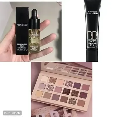 Combo of Prep prime face serum+BB cream+Nude eyeshadow palette-thumb0