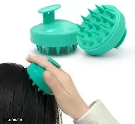 Hair Scalp Massager Shampoo Brush with Soft Silicone Bristles for Hair Care, Head Relaxation