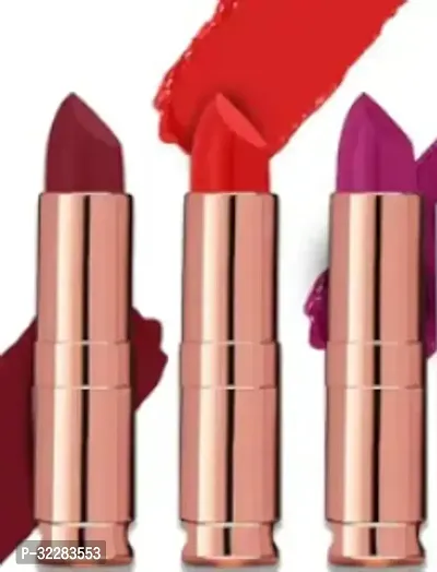 Waterproof And Long Lasting Lipstick  Pack Of 3