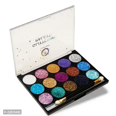 Colors Queen New 15 shades Glitter Eyeshadow Palette-thumb0