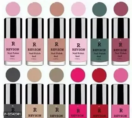 Beautiful Colour Nail Polish, Pack Of 12