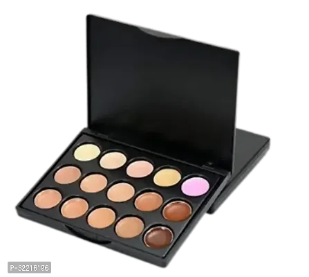 New 15 Colours Concealer Palette Kit with Brush Face Makeup Contour Cream-thumb0