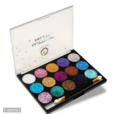 15 Shades Glitter Eyeshadow Palette-thumb0