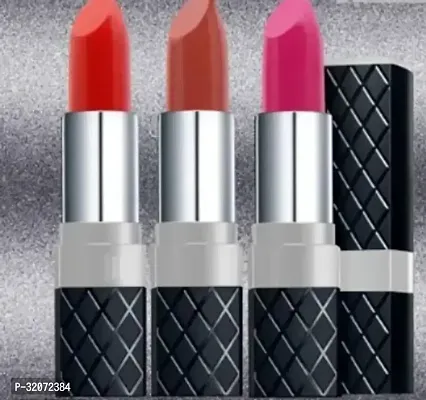 Creamy Matte Lipstick For Multicolor Pack Of 3