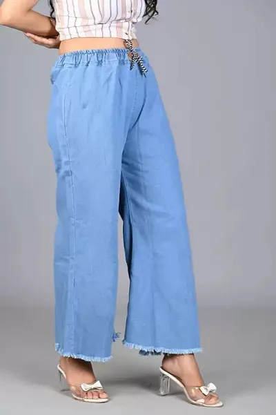 Flared Denim Jeans For Women