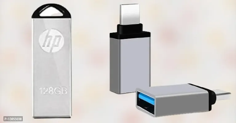 HP V220W 128GB USB 2.0/3.0 OTG Pendrive-thumb0