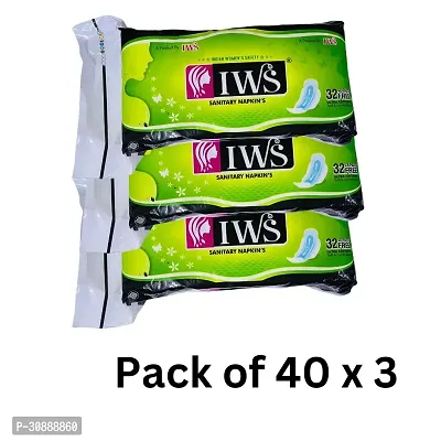 Hygiene Sanitary Pad 40 Pcs) Pack Of 3