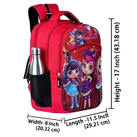 School Bags For Men Women Boys  Girls School College Teens Students Bag Backpack (Red)-thumb2