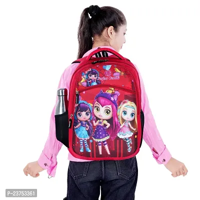 School Bags For Men Women Boys  Girls School College Teens Students Bag Backpack (Red)-thumb5