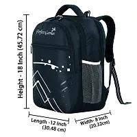 School Bags For Men Women Boys  Girls School College Teens Students Bag Backpack (Black)-thumb1