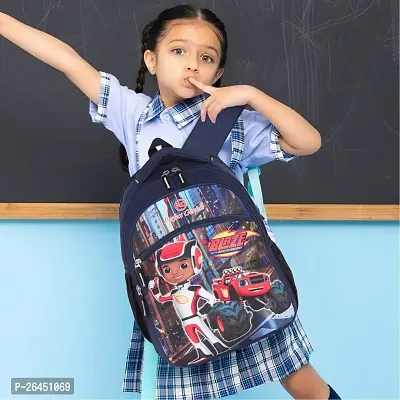 STATUS HUB  Boys School Bag For Pre School (Nursery/LKG/UKG/1st class) Tuff Waterproof School Bag-thumb4