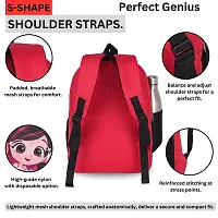 Unisex Medium 21 L Backpack Kids Cartoon Stylish Casual/Picnic/Tuition/School Backpack for Child (3-9 Yrs) My Friend 614 Red-thumb3