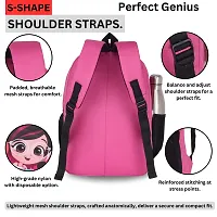 Unisex Medium 21 L Backpack Kids Cartoon Stylish Casual/Picnic/Tuition/School Backpack for Child (3-9 Yrs) Pretty  Girl 614 Pink-thumb3