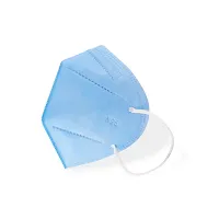 3ply Surgical Disposable Non Woven Fabric Mask With 3 Layer Protection and With Comfortable (Blue) Surgical Mask.-thumb2