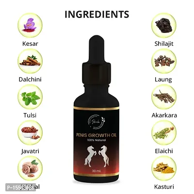 SKIVILA Natural and Organic 100 % Penis Growth Oil helps in Penis Enlargement and Boosts Sexual C-thumb2