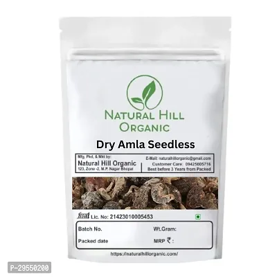 Natural Hill Organic Dry Amla Seedless 300g - Sukha Awala 300g-thumb0