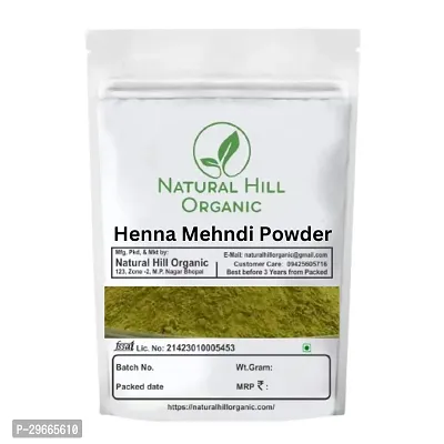 Natural Hill Organic Henna Powder 100g  For Hair Color 100g pack of 1-thumb0