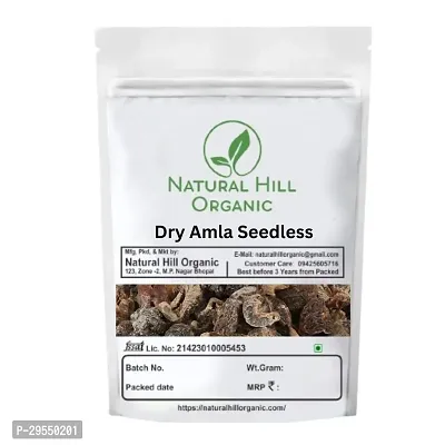 Natural Hill Organic Dry Amla Seedless - Sukha Awala 450g-thumb0