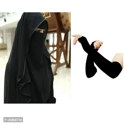 Arabian hijab and gloves-thumb0