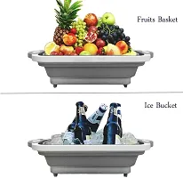 ATHRZ Foldable Collapsible 3-in-1 Chopping Board, Vegetable Fruit Wash and Drain Sink Storage Basket - 3in1CHOP-thumb3