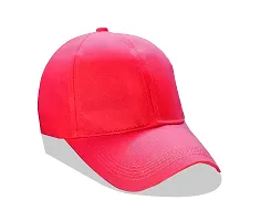 Shopper52 Unisex Cotton Cap (Pack of 1) (CAP-PRNT_Red_Free Size)-thumb3