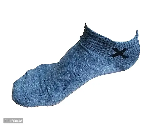 shopper 52 Multicolour Men's Women's Cotton Ankle Length Socks Looks Good in Formal Sports Western - SOCK (Pair of 5)-thumb0