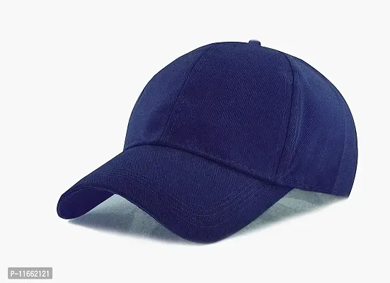 Shopper52 Unisex Cotton Cap (Pack of 1) (CAP-PRNT_Navy Blue_Free Size)