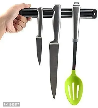 Shopper52 Wall Mount Magnetic Knife Holder Chef Rack Magnetic Strip Kitchen Organiser Magnet - KNIFEHANGER-thumb3