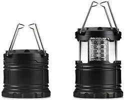 UNIQUE GADGET Solar Rechargeable 6 LED Camping Lantern Light, Random-thumb1