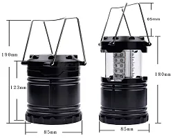 UNIQUE GADGET Solar Rechargeable 6 LED Camping Lantern Light, Random-thumb2