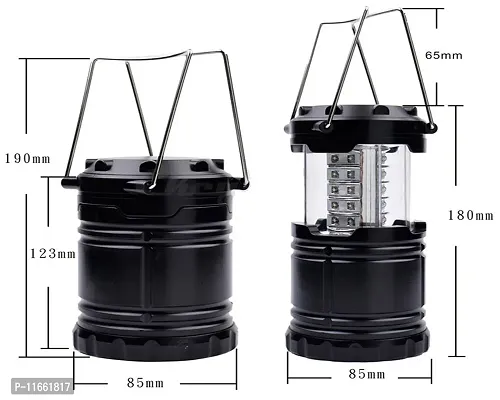 UNIQUE GADGET Solar Rechargeable 6 LED Camping Lantern Light, Random-thumb3