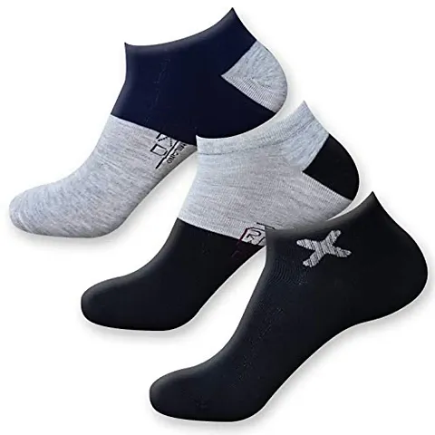shopper 52 Multicolour Men's Women's Cotton Ankle Length Socks Looks Good in Formal Sports Western - SOCK