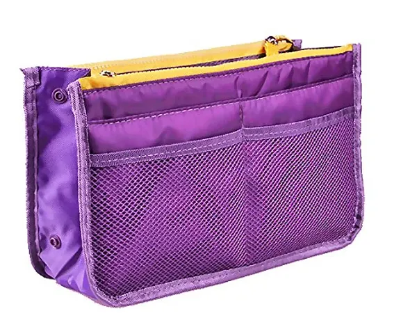 Functional Pouch Cosmetic Bags Makeup Bag Storage Travel Bag Handbag Mp3 Phone Cosmetic Book Storage Purse - TRHDBGBR